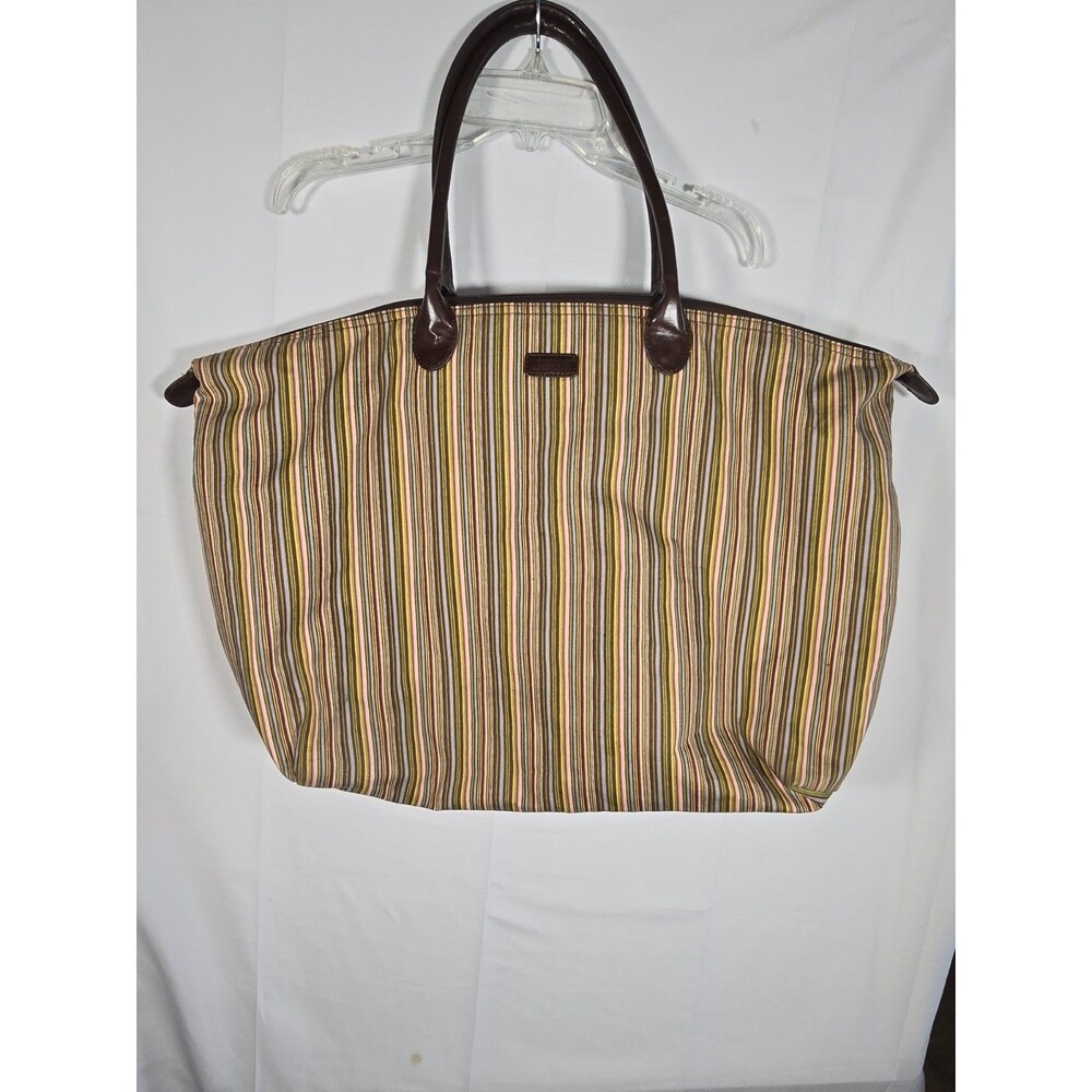 LONGABERGER Market Stripe Medium Weekender Tote